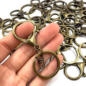 Fermoirs à griffe de homard dorés, crochets plats, anneaux de porte-clés, crochets pivotants à <span class=keywords><strong>double</strong></span> extrémité, anneaux ouverts pour la fabrication de bijoux et de créations DIY - Product Image 3