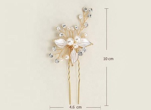 <span class=keywords><strong>Sposa</strong></span> trasparente cristallo strass perni per capelli clip decorativo fiore da <span class=keywords><strong>sposa</strong></span> per le donne accessori per capelli da <span class=keywords><strong>sposa</strong></span> - Product Image 2