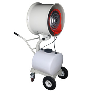 Ventilador Industrial Centrífugo de Niebla de 24 Pulgadas con Aspas de Aleación de Aluminio, Eléctrico y Manual para Control de Polvo y Refrigeración - Product Image 3