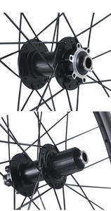 Ruedas de Ciclismo Aerodinámicas Ultraligeras N <span class=keywords><strong>OG</strong></span>-<span class=keywords><strong>EVKIN</strong></span> RW-D50SL 700C de Fibra de Carbono para Bicicleta de Carretera con Freno de Disco de 50 mm, Tubeless/Clincher, Negras - Product Image 6