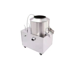 เครื่องปอกมันฝรั่ง ข่า ขิง แครอท มันสำปะหลัง อัตโนมัติ ไฟฟ้า สแตนเลส พร้อมเครื่องล้างผัก - Product Image 5