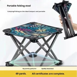 Garden Chair <strong>Folding</strong> Chairs Outdoor Leisure Ultra-Light Portable Small <strong>Folding</strong> <strong>Stools</strong> Fishing <strong>Stools</strong> - Product Image 2