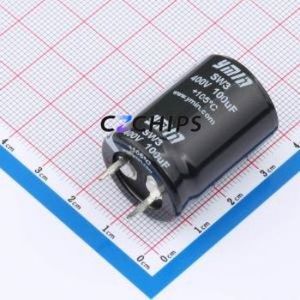 Condensateur électrolytique en aluminium à encliquetage SW32G101MNNZS03S2, composant traversant (THT), D22xL30mm 100uF 20% 400V - Product Image 1
