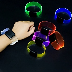 Pulsera LED para Fiestas, con Logotipo Personalizado, Decorativa Navideña, Activación por Sonido, Pulsera LED Intermitente - Product Image 1