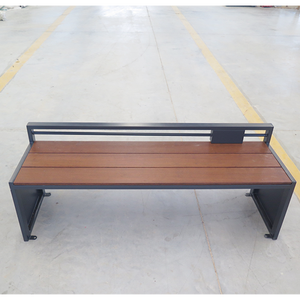 Fabrika özel <span class=keywords><strong>Metal</strong></span> Park bankı açık Modern su geçirmez ticari dayanıklı ahşap ve <span class=keywords><strong>Metal</strong></span> Park bankı - Product Image 2