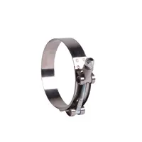China low price quality assurance T bolt heavy duty hose clamp 19mm