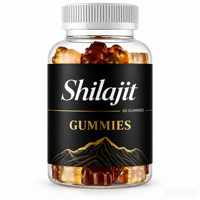 Bonbons gélifiés au Shilajit Or, Gummies au Shilajit, Marque Privée, Shilajit Pur de l'Himalaya, Gummies Or au Shilajit 3000mg