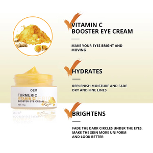 <span class=keywords><strong>Crema</strong></span> Contorno Occhi Biologica Anti-Età con Vitamina C, Acido Ialuronico e Curcuma per Rassodare la Pelle, Rimuovere le Rughe e le Occhiaie, Adatta a Tutti i Tipi di Pelle, OEM - Product Image 5