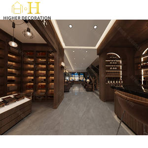 Vitrina de Exhibición de Tabaco de Alta Calidad, Muebles para Sala de Fumadores de Cedro Español, Vitrina de Vidrio Personalizada con Iluminación - Product Image 2