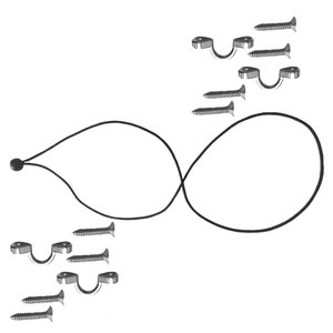 Crochet d'ancrage de type C, accessoire de pont de bateau, filet de rangement pour kayak, canoë, pagaie, utilisation en extérieur - Product Image 3