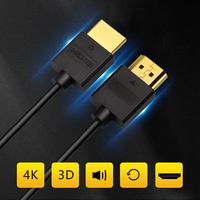 Alta velocidad HDMI 4K 60Hz 3D Hdr 20 metros 1,5 pies 0,5 M 1M corto Premium 1080p ultra delgado 4K para cámara ps4