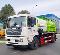 Camion de collecte de déchets alimentaires Dongfeng 4x2 de 10 m³ avec cuisine intégrée, chargement latéral, camion de traitement des déchets alimentaires à bas prix