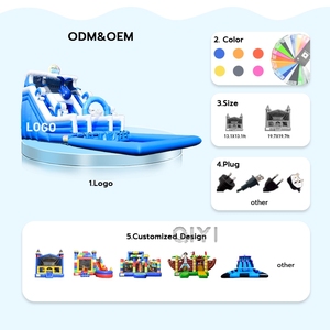 Toboggan aquatique gonflable pour adultes, toboggan aquatique gonflable commercial, toboggan aquatique pour piscine, toboggans aquatiques gonflables à vendre - Product Image 4