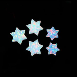 Hexagram <span class=keywords><strong>Star</strong></span> Lab ha creato opale opale sintetico <span class=keywords><strong>David</strong></span> <span class=keywords><strong>Star</strong></span> per la creazione di gioielli - Product Image 2