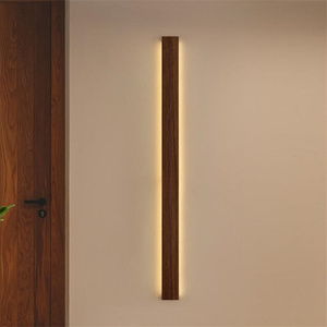 Jylighting dài Đèn tường gỗ rắn tối giản hiện đại hành lang cạnh giường ngủ phòng ngủ phòng khách nền tường Đèn tường cho nhà - Product Image 2