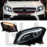 Phares LED modifiés pour Mercedes-Benz GLA 2015-2019, phares LED DRL, clignotants, feux de route, 12V