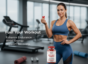 סוכריות גומי חזקות במיוחד עם תמצית סלק 1500 מ\\\"ג - תוסף תחמוצת חנקן לבריאות הלב והגברת האנרגיה (OEM/ODM) |   טבעוני 60 יחידות - Product Image 5