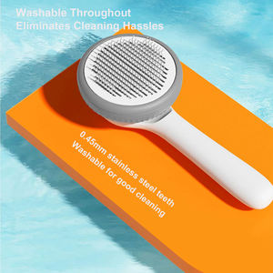 Cepillo Autolimpiante para Mascotas con Forma de Hongo, de ABS, para Perros y Gatos, Masajeador, Peine para Eliminar el Pelo Suelto y los Enredos, Ecológico - Product Image 4