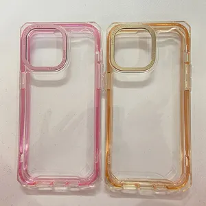 ECO Friendly Waterproof 3 In 1 Lens Protection Luxury Cell Phone Cases For iPhone 14 15 Pro Max 12 13 Pro 11