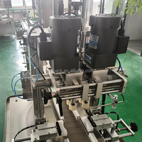 Nouvelle arrivée : Ligne de production de machines de remplissage et de bouchage automatiques de bouteilles d'eau à six têtes personnalisées