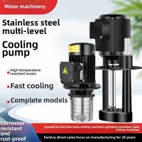 Pompe de circulation de refroidissement pour machine-outil, pompe à eau pour tour électrique triphasé 380V/50Hz 0.74HP, basse pression, en aluminium moulé