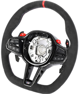 Volante de Lujo para <span class=keywords><strong>BMW</strong></span> - Fibra de Carbono y Rendimiento Deportivo en Pista y Mejora del Interior para Conducción Diaria - Product Image 1