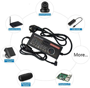 3V-24V 5A 120W LED Display Adjustable Power Adaptor AC DC Power Supply Regulated Supply Adaptor EU UK US 14 <b>Plugs</b> - Product Image 3