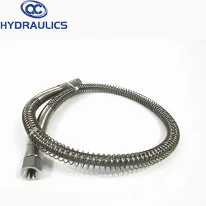 Mangueras de cilindro de gas de alta presión, manguera flexible de oxígeno, cilindro de oxígeno, relleno de transrelleno, CGA540 a CGA870