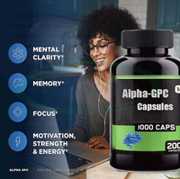 VitaSpring OEM Suppléments de santé 500mg Alpha-GPC L Théanine Alpha GPC Capsule pour la santé du cerveau