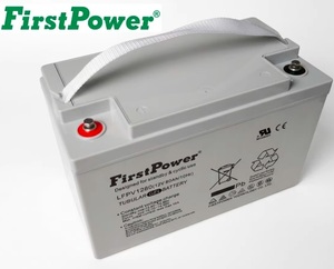 Batterie gel 12V 80Ah résistante aux basses et hautes températures pour système solaire, télécommunications, alarme, fauteuil roulant électrique, UPS - Product Image 1