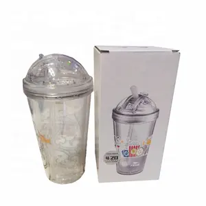 Custom size tuck top corrugated drinking cup paper box supplier recyclable baby water glass packaging box with custom logo