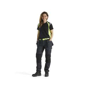 BLAKLADER - 799011418999C42 Pantalones artesanos de mujer X1900 stretch Azul marino/Negro-PANTALÓN DE TRABAJO EAN 7330509522387 - Product Image 3