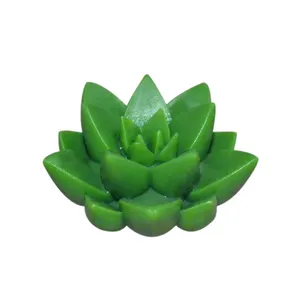 Silicone Mold For Plants Hot Sales Handmade DIY 3D Silicone Mold Succulent Plants Silicone Candle Molds For Concrete Succulent