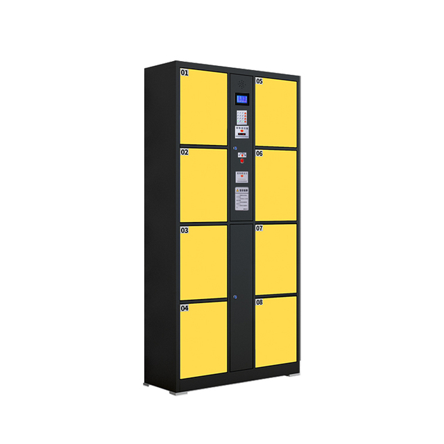 Customize Modern Intelligent Coin Digital Metal Storage Electronic Gym Smart Locker Smart Storage Steel Locker for Supermarket