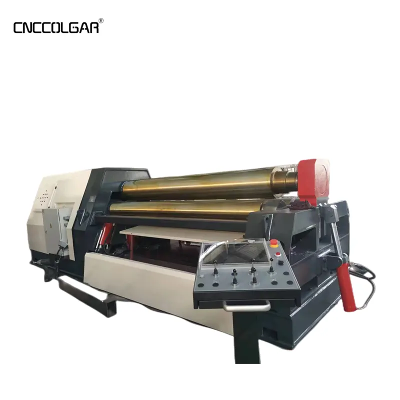 CNCColgar 4-Rollen-Biegemaschine Blech walz maschine