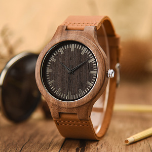 สายนาฬิกาหนังและนาฬิกาไม้ปรับแต่งได้ - Product Image 5