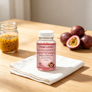 Gummies <span class=keywords><strong>de</strong></span> glutathion à marque privée avec collagène pour le soutien <span class=keywords><strong>de</strong></span> la peau et antioxydant, complément alimentaire blanchissant pour femmes, 60 unités - Product Image 1