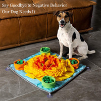 Vente chaude lavable interactif chien jouets à mâcher tapis à tabatier caché nourriture Puzzle nourriture lente Puzzle chat chien outils de formation