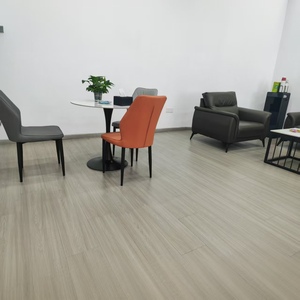 2025 gran oferta de fábrica, suelo de plástico SPC de lujo, suelo de vinilo impermeable para interiores, rectángulo liso, fácil <span class=keywords><strong>adhesivo</strong></span>, Oficina ignífuga - Product Image 3