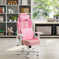 Silla de Oficina Económica Hobot para PC, Giratoria, Reclinable y con Ajuste de Altura, para Hogar y Juegos
