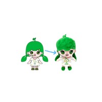 OEM ODM 3D diseño personalizado figuras humanas para niña regalo suave bebé para niñas dormir Cuddle Buddy Wear vestido lindo muñeco de peluche