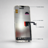 Écran OLED souple HX, écran LCD LTPO, écran tactile, assemblage de numériseur pour iPhone 16, 16 Pro, 16 Plus, 16 Pro Max Series
