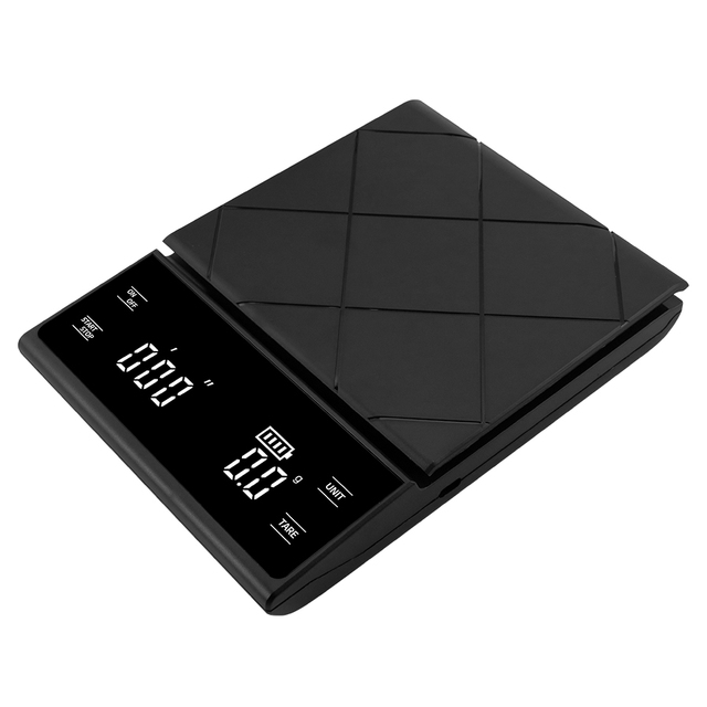 Coffe Machine Digital Household Use Electronic 3kg Capacity Timing Function Digital Coffee Scale