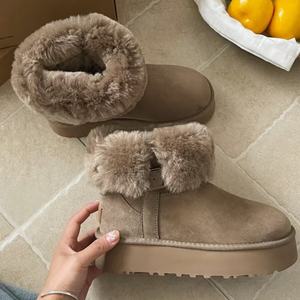 Dropshipping Tasmans Uggs Chaussures de marque de créateur Baskets mode haut de gamme Hiver Automne Thermiques Mignonnes Fourrure Plateforme Bottes de neige - Product Image 6