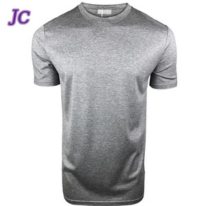 T-Shirt da <span class=keywords><strong>Uomo</strong></span> in Cotone Doppio Mercerizzato Lucido, Morbido e Luminoso, con Collo Rotondo, per <span class=keywords><strong>Fitness</strong></span> e <span class=keywords><strong>Abbigliamento</strong></span> - Product Image 4