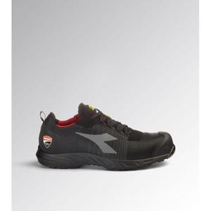 Chaussure de sécurité Diadora Fly Motor Matryx Low noire avec embout en acier antidérapant pour homme, taille 42, ajustement confortable, maille respirante - Product Image 1