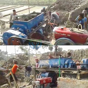 Bán tự động đất gạch Máy làm Sri Lanka đất bùn đất sét gạch Máy làm khối máy làm cho máy để bán - Product Image 4