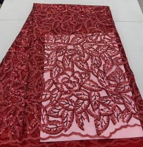 Nuovi Articoli per il Capodanno 2026: Bellissimo Tessuto in Pizzo Francese <span class=keywords><strong>con</strong></span> Paillettes per Abiti e <span class=keywords><strong>Tende</strong></span> - Product Image 6