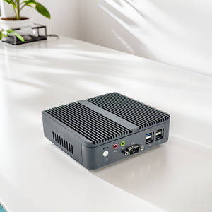 Nueva Mini PC Industrial sin ventilador N2840 CPU de doble núcleo J4125 con memoria de vídeo de 64GB 2x Ethernet 4x USB 128GB SSD memoria principal - Product Image 4