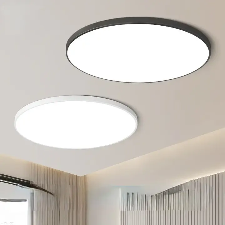 2025 Model LED All-Spectrum Anti-Shock Ceiling Lamp Minimalist Modern White Shade for Living Room Corridor Balcony Bedroom